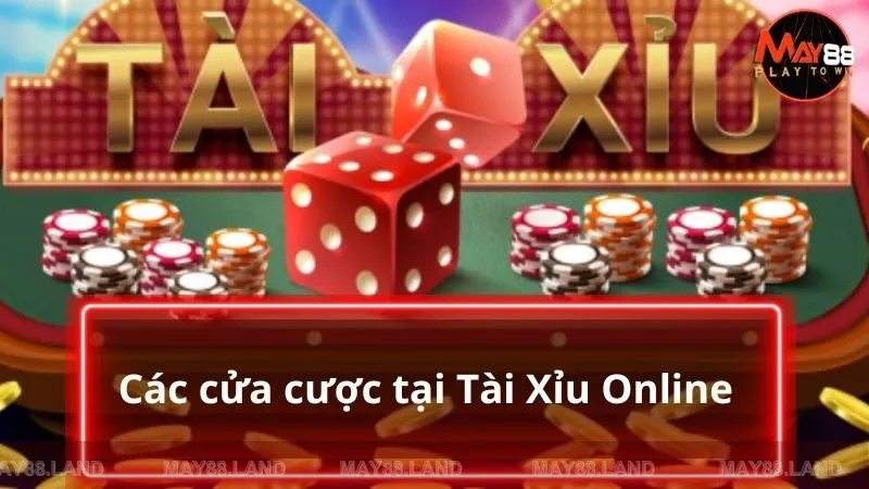 Các cửa cược được yêu thích có trong game tài xỉu trực tuyến