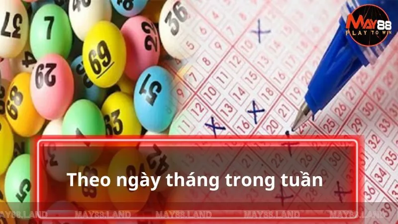 Đánh theo các ngày tháng trong tuần